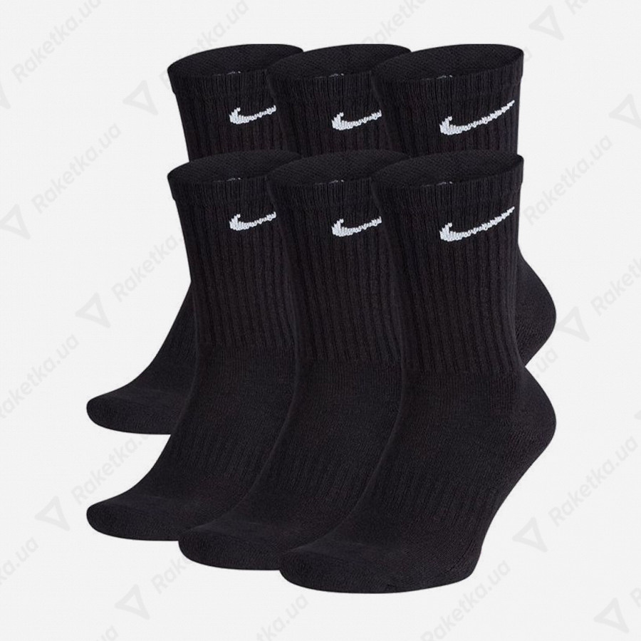 Nike Everyday Cotton Cushioned Crew 6P SX7666-010 - купить в Киеве